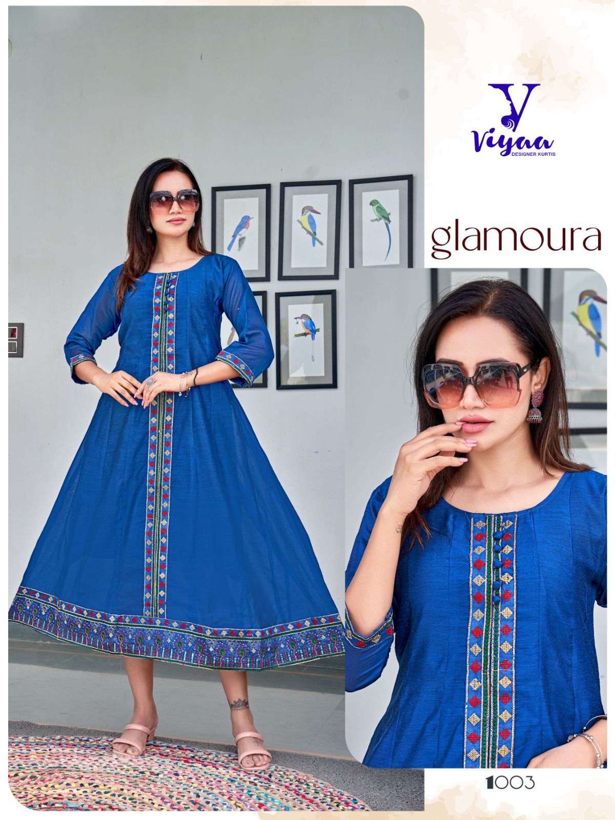 Preeti By Viyaa Modal Anarkali Kurtis Wholesale Suppliers In Mumbai
